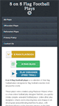 Mobile Screenshot of 8on8flagfootballplays.com